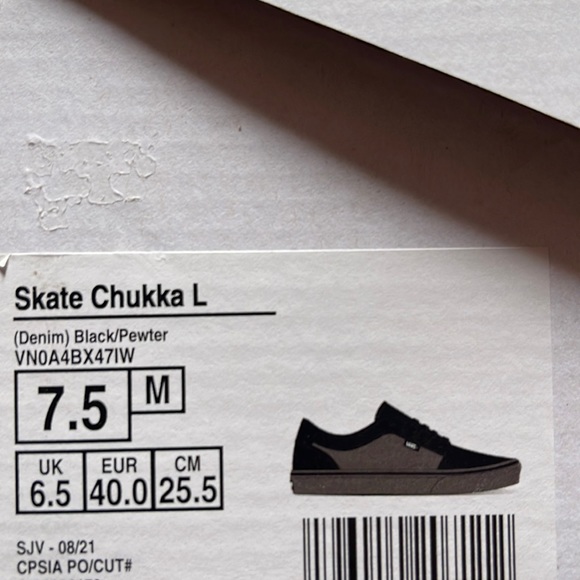 Vans Skate Chukka Low WMNS sneakers Denim Black/Pewter - Picture 16 of 16